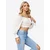 Imily Bela Bluza srebrna/bela