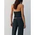 Pull&Bear Top  temno zelena
