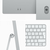 Apple iMac 24" Retina 4.5K 2023 M3/8/256GB 8C GPU Silver MQR93D/A