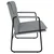 Klupa svjetlosiva 100 x 64 x 80 cm od tkanine