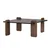 HANAH HOME Sto za dnevnu sobu Marais Lotus Venezia Walnut