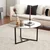 HANAH HOME 552NOS1411 Klub sto, 75x42x75cm, Crni