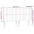 Vidaxl LED posteljno vzglavje modro 183x16x118/128 cm blago