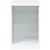 Komoda s LED svjetlima bijela 41x37x67 cm