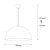 Opviq Luster Berceste-234-S, 121cm 50x50 cm, E27, 40W