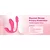 SuperLove Triple Stimulation Wearable Panty Vibrator with Remote Pink