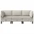 Set namještaja za dnevni boravak 3 pcs Zobena Tkanina