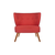 ATELIER DEL SOFA Fotelja Bienville Tile Red