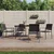 Vrtne stolice 4 kom crne 54 x 62,5 x 89 cm od poliratana