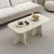 Hanah Home klub sto Mantar 18700, 90 cm, travertin