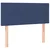 Vidaxl Box spring postelja z vzmetnico modra 90x200 cm blago