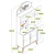 HANAH HOME Lyon 80 White Walnut