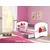 Deciji krevet ACMA II 160x80 F + dusek 6 cm PINK40