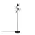 Aberto Design Podna lampa Fazli-10522, 33x33x162 cm, 4x E14, IP20, Crna