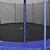 Vidaxl Trampolin 5-delni komplet 4,26 m