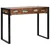 Vidaxl Toaletna mizica večbarvno 100 x 50 x 75 cm Trden predelan les