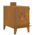 Štednjak za kampiranje 35x50x60 cm Corten čelik