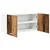 vidaXL Viseča omarica Riga Star les 80 x 31 x 40 cm Konstruiran les