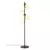 Opviq Podna lampa Fazli-10520, 35 x 22 x 163 cm, IP20, Crna