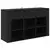 Kreveta Crni hrast 100 x 30 x 59,5 cm Konstruirano drvo
