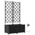 Vrtna saksija 2 pcs Crna 80 x 40 x 142 cm Plastika