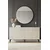 Hanah Home komoda Didema 150, 150 cm, bela / travertin