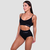 GymBeam Triangle Bralette Black