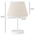 Opviq Stona lampa, Bela