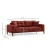 Atelier del Sofa Trosed na razvlačenje Sinor 92x75x225cm Bronzani