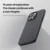 Maska za telefon Nillkin Super Frosted Shield Pro Magnetic za iPhone 16 Pro (bez otvora za logo), Crna
