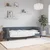 Vidaxl Raztegljiva postelja temno siva 80x200 cm žamet
