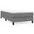 Vidaxl Box spring postelja z vzmetnico temno siva 90x190 cm blago