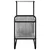 Konzolna stolica Siva Sonoma 80 x 35 x 75 cm Konstruirano drvo