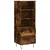 Visoka komoda boja hrasta 40x36x110 cm od konstruiranog drva