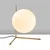 Opviq Stona lampa Luminar-14171, 28x40x36 cm, IP20, Zlatne boje