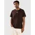 Majice adidas Chest Stripes Engineered Collar T-Shirt Aurora Coffee L