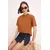 Trendyol Milla Ženska majica TWOAW20TS0096, Braon