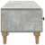 TV ormar Betonska siva 147 x 34,5 x 30 cm Konstruirano drvo