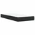 vidaXL Postelja boxspring z vzmetnico Črna 90 x 190 cm Žamet