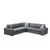 Atelier del Sofa Ugaona garnitura Loop 7 95x85x282cm Antracit