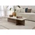 HANAH HOME Sto za dnevnu sobu Harbor Travertine Milano Walnut