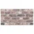 Zidne panele 10 pcs Tamno smeđa 100 x 50 cm EPS pjena