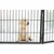 Rebel Modularni kavez ogradica za pse Animals RA-1206, 80x60 cm, Crni