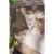 Sivorjava oblazinjena zakonska postelja z letvenim dnom 180x200 cm Noira Slim – Bonami Selection