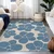 Modra pralna preproga 60x100 cm Blue Meadow – Mila Home