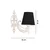 OPVIQ Zidna lampa Gloria Black White