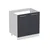 Hanah Home kuhinjski element Minar 4143, 80 cm, beli / antracit