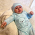 Dojenčkovski komplet za porodnišnico New Baby Sweet Bear siva vel. 50
