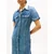 TOMMY HILFIGER Obleka Lana moder denim