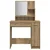 Toaletni stol s ogledalom Artisan hrast 86,5x35x136 cm